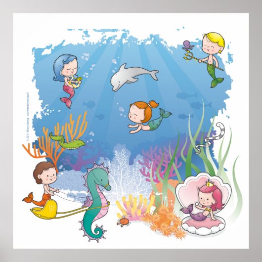 Onder het Zee Poster (Voorkant)
