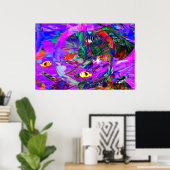 Onder het Zee Poster (Thuiskantoor)