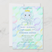 Onder het Zee Prins Octopus Boy Baby shower Kaart (Voorkant)