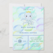 Onder het Zee Prins Octopus Boy Baby shower Kaart (Voorkant)