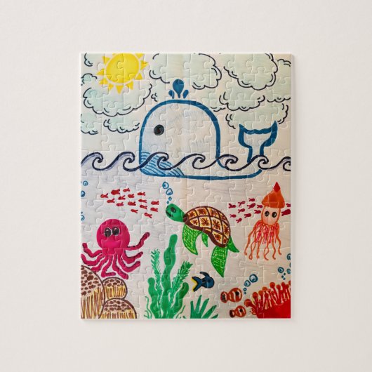 "Onder het Zee" Puzzle Legpuzzel (Verticaal)