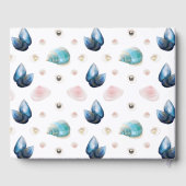 Onder het Zee Quinceanera Party Blauwgroen Blue Se Gastenboek (Achterkant)