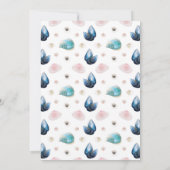 Onder het Zee Quinceanera Party Blauwgroen zeesche Kaart (Achterkant)