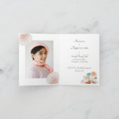 Onder het Zee Quinceanera Party Gevouwen Kaart (Binnen)