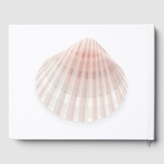 Onder het Zee Quinceanera Party Pink Seashells Gastenboek (Achterkant)