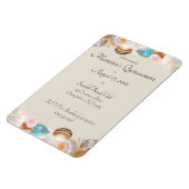 Onder het Zee Quinceanera Party Seashells Border Magneet (Linkerzijde)