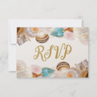 Onder het Zee Quinceanera Party Seashells Border