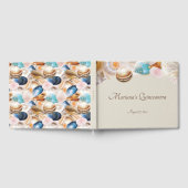 Onder het Zee Quinceanera Party Seashells Gastenboek (Volledig)