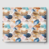 Onder het Zee Quinceanera Party Seashells Gastenboek (Achterkant)