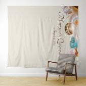 Onder het Zee Quinceanera Photo Booth Achtergrond Wandkleed (In Situ (horizontaal))