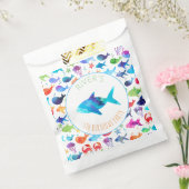 Onder het Zee Rainbow Fish Birthday Baby shower Bedankzakje (Gezegeld)