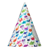 Onder het Zee Rainbow Fish Birthday Baby shower Feesthoedjes (Links)