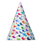 Onder het Zee Rainbow Fish Birthday Baby shower Feesthoedjes (Rechts)