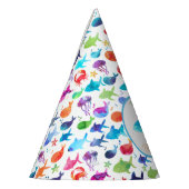 Onder het Zee Rainbow Waterverf Fish Birthday Feesthoedjes (Links)
