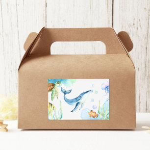 Onder het Zee Rechthoekige Sticker