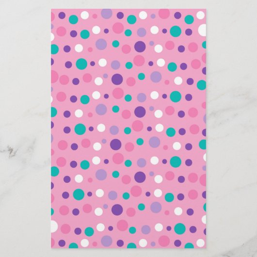 Onder het Zee roze Paarse Baby shower Bingo Game (Achterkant)