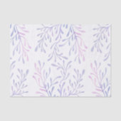 Onder het Zee roze Paarse zeewier meisje 1e Tissuepapier (Voorkant)