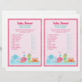 Onder het Zee/Roze walvis "Price is Right"-spel (Voorkant / Achterkant)