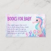 Onder het zee schattig zeepaardje paarse boek aanv informatiekaartje (Voorkant)