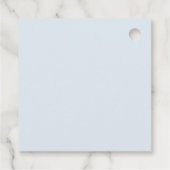 Onder het Zee! Schattige Blue Boy Baby shower Bedankjes Labels (Achterkant)