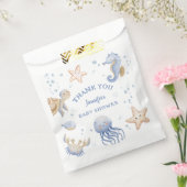Onder het Zee! Schattige Blue Boy Baby shower Bedankzakje (Gezegeld)