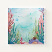 Onder het zee schattige schildpad baby shower gast notitieboek (Achterkant)