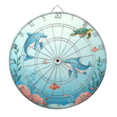Onder het Zee Schattigee Kinderen Dartbord (Voorkant)
