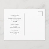 Onder het Zee Schattigee Oceaan Baby shower Invita Briefkaart (Achterkant)