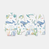 Onder het Zee Schattigee Oceaan Dieren Verjaardag Bedankdoosjes (Uitgevouwen)