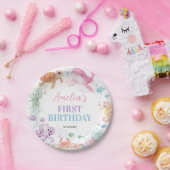 Onder het Zee Schattigee Oceaan Dieren Verjaardag Papieren Bordje (Feest)