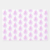 Onder het Zee Schattigee Oceaan Verjaardag Inpakpapier Vel (Voorkant 2)