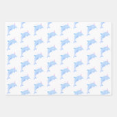 Onder het Zee Schattigee Oceaan Verjaardag Inpakpapier Vel (Voorkant)