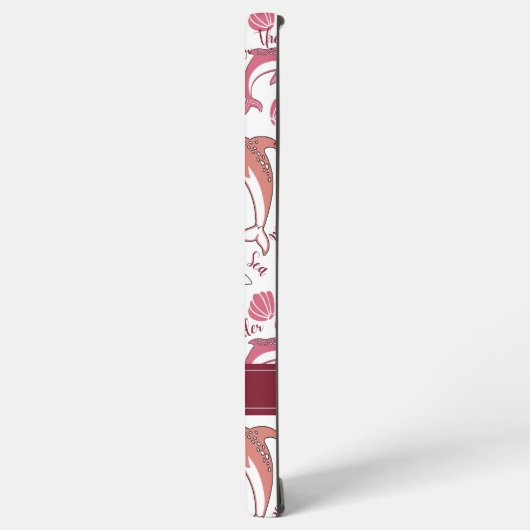 Onder het Zee Schattigee zeedieren Patroon Print Samsung Galaxy Hoesje (Linkerkant)