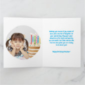 Onder het Zee Schattigee zeemeermin verjaardagsfot Kaart (Binnen)