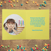 Onder het Zee Schattigee zeemeermin verjaardagsfot Kaart