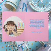 Onder het Zee Schattigee zeemeermin verjaardagsfot Kaart