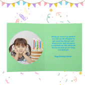 Onder het Zee Schattigee zeemeermin verjaardagsfot Kaart