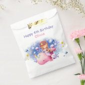 Onder het Zee, Schattigee zeemeerminverjaardag Bedankzakje (Gezegeld)