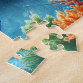 Onder het zee, schildpad, koraal, schip, clownvis legpuzzel (Zijkant)