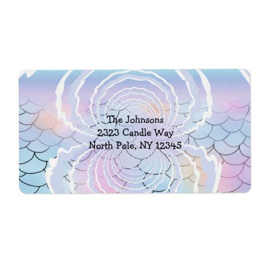 Onder het Zee schrapt Nieuw Adres Etiket (Voorkant)