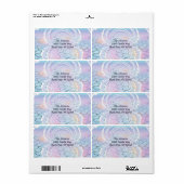 Onder het Zee schrapt Nieuw Adres Etiket (Full Sheet)