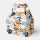 Onder het Zee Seashells Patterned Bedankdoosjes (Achterkant)