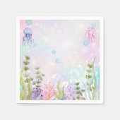 Onder het Zee servetten (Voorkant)