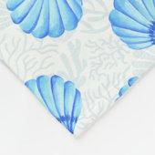 onder Het Zee Shell Fleece Blanket (Hoek)
