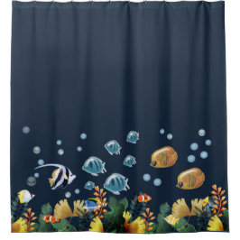 Onder het Zee Shower Curtain Douchegordijn