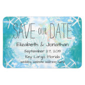 Onder het Zee sparen Onze Datum Magneet (Horizontaal)