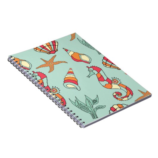 Onder het Zee spiral notebook Notitieboek (Rechterzijde)