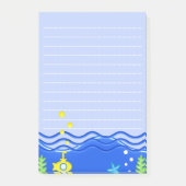 Onder het Zee Submarine Beach Post-it® Notes (Voorkant)