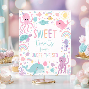 Onder het Zee Sweet Treat van Under the Zee Party Poster