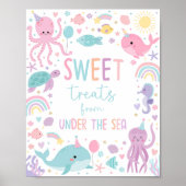 Onder het Zee Sweet Treat van Under the Zee Party Poster (Voorkant)